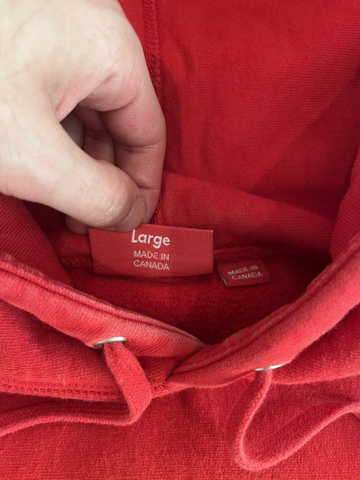 Supreme Red Supreme Box Logo Sweatshirt Size US L / EU 52-54 / 3 - 6 Thumbnail