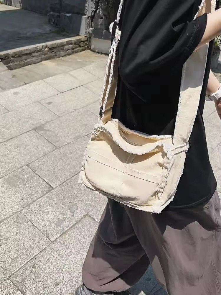 Japanese Brand × Vintage Canvas white shoulder bag Size ONE SIZE - 2 Thumbnail