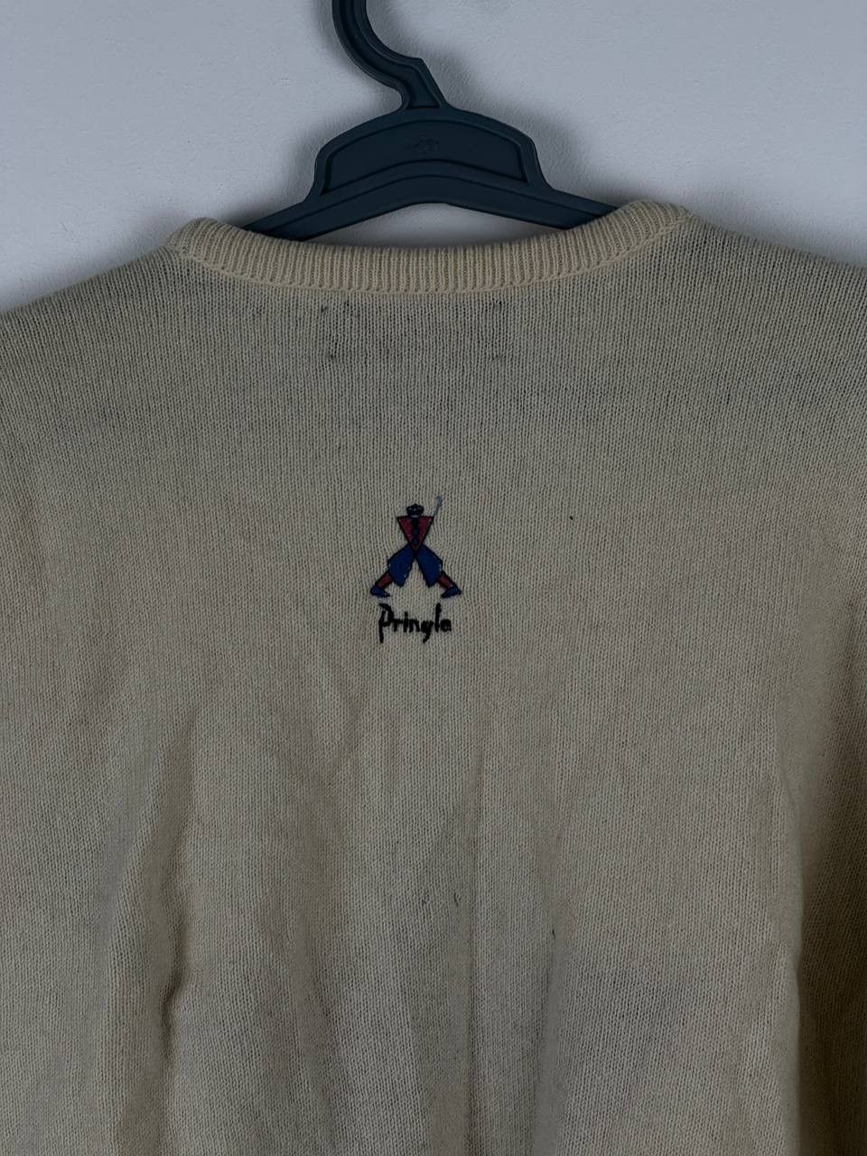 Pringle Of Scotland × Vintage Vintage Pringle Sports Pure Wool Abstract Geometric Sweater Size US L / EU 52-54 / 3 - 12 Thumbnail