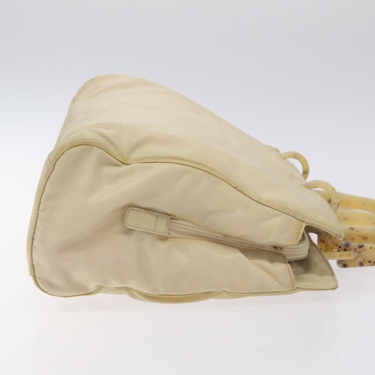 Prada PRADA Hand Bag Nylon Beige Size ONE SIZE - 4 Thumbnail