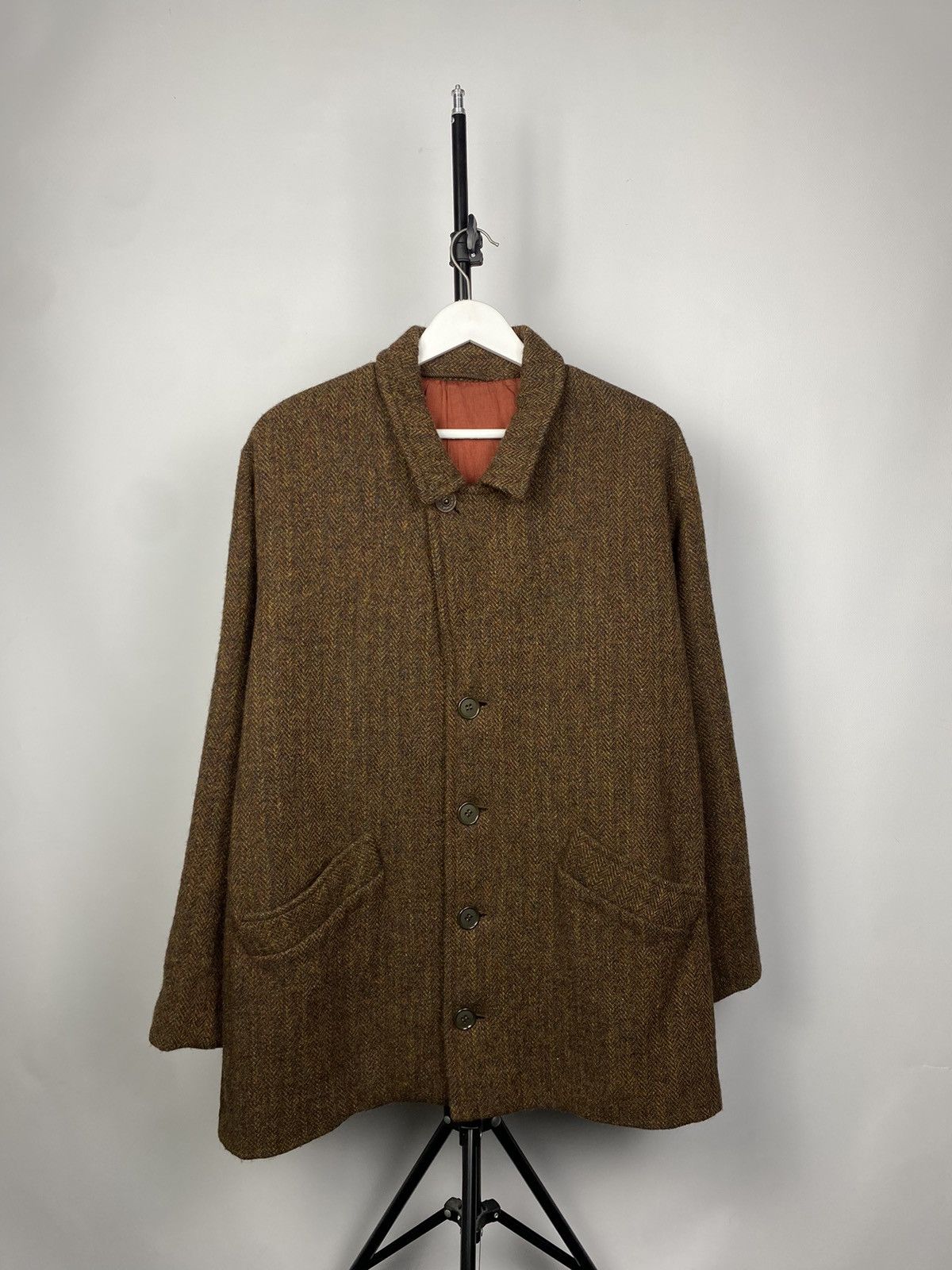 Harris Tweed × Japanese Brand Harris Tweed Men Classic Wool Coats Blazer Jacket Size US M / EU 48-50 / 2 - 1 Thumbnail
