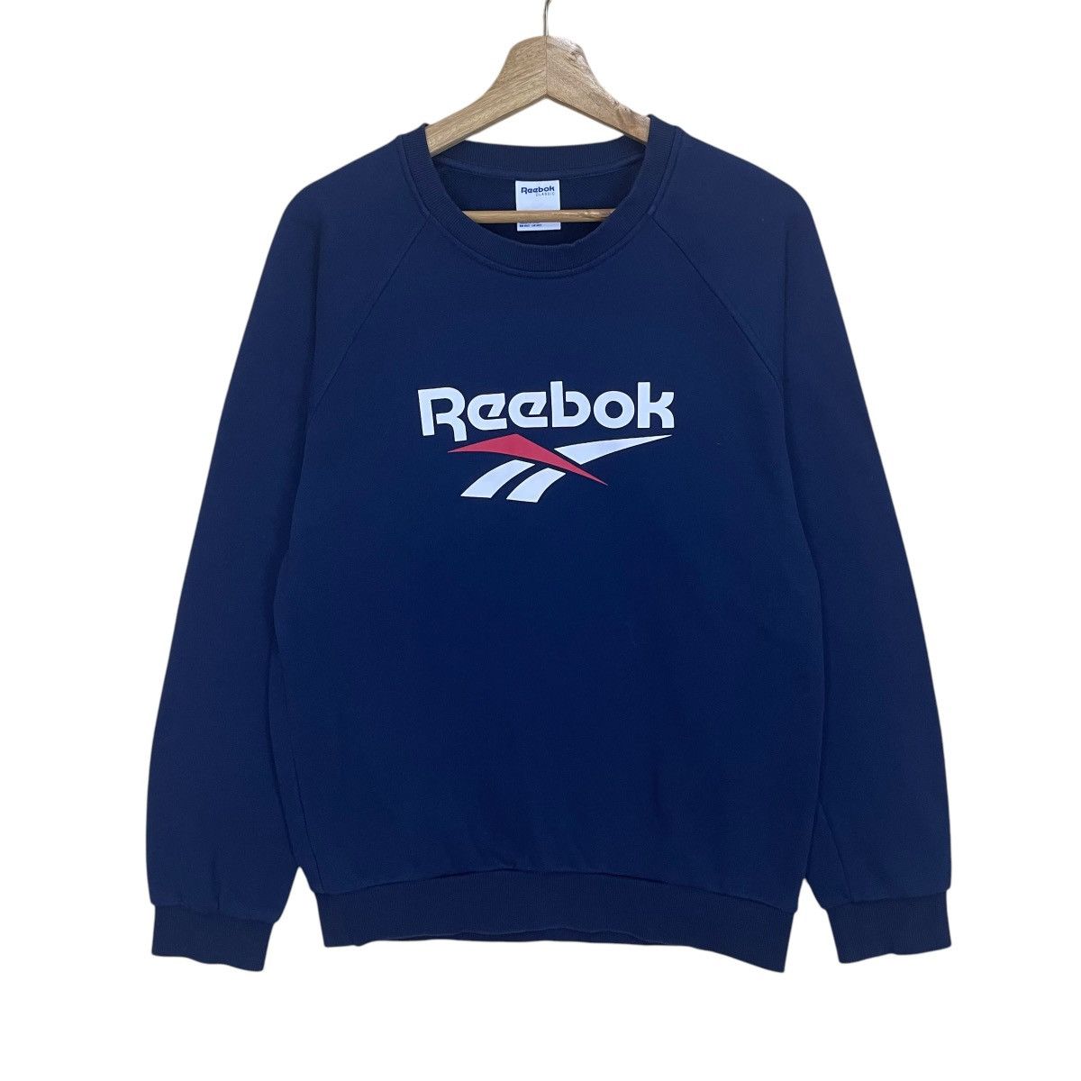 Reebok × Vintage Vintage 90’s Reebok Crewneck Sweatshirt Size US M / EU 48-50 / 2 - 1 Thumbnail