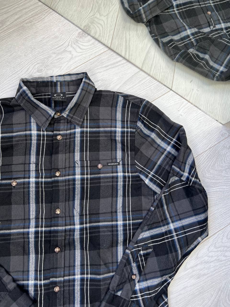 Japanese Brand × Oakley × Vintage Rare Vintage Oakley Blac Nylon Shirt LongSleeve Size US M / EU 48-50 / 2 - 2 Thumbnail