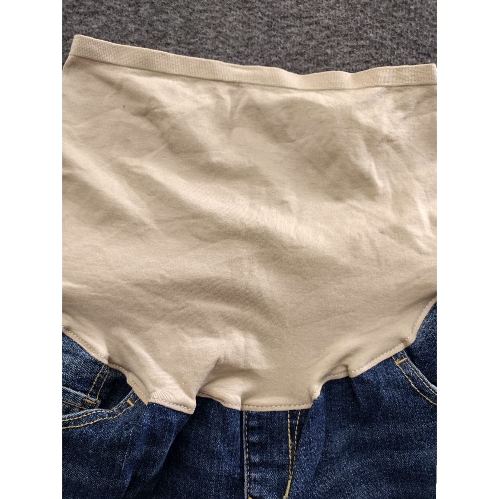 Old Navy VINTAGE Old Navy Distressed Cuffed Blue Denim Maternity Jeans Size 10 Size 32" / US 10 / IT 46 - 2 Thumbnail