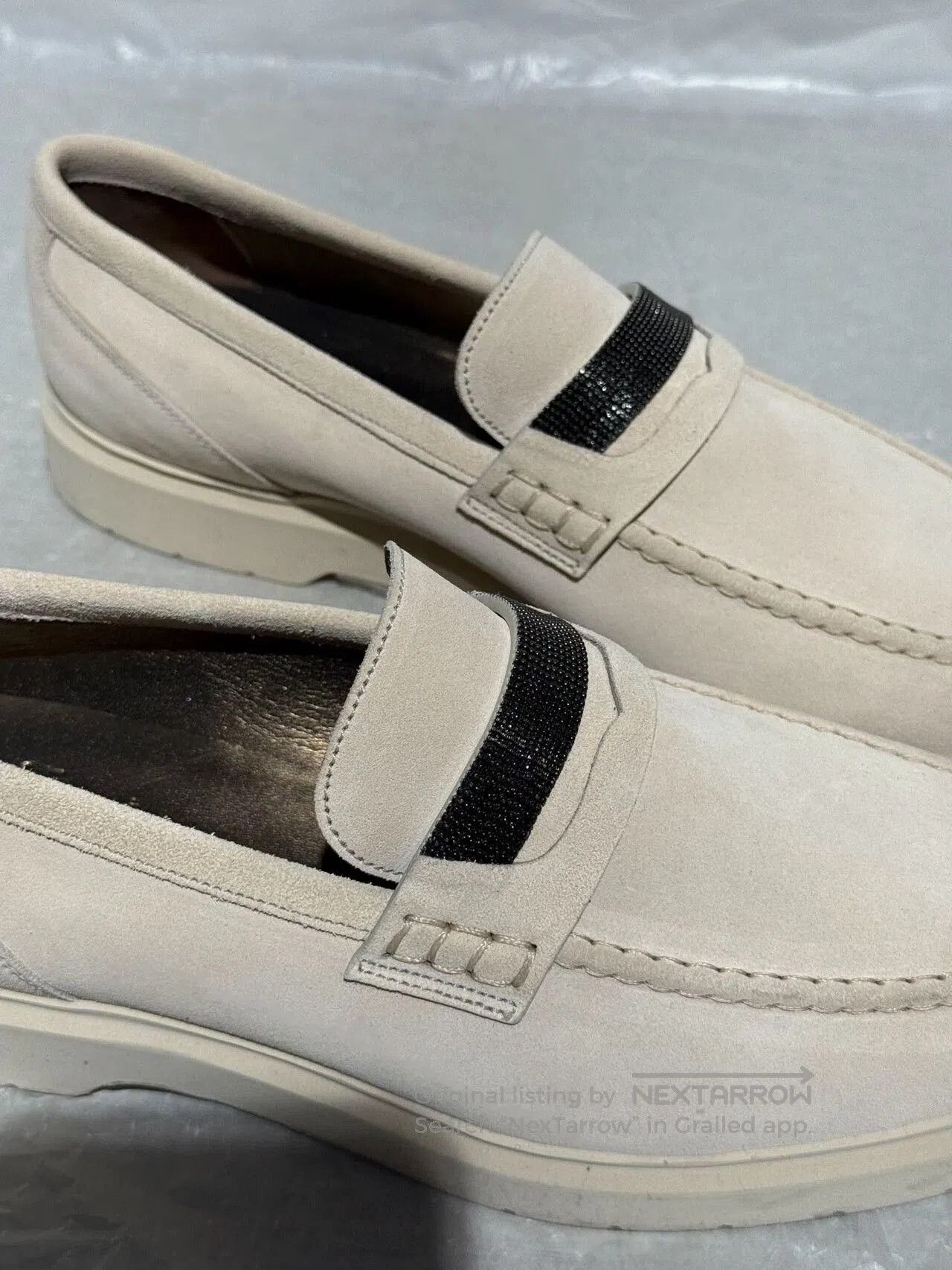 Brunello Cucinelli Brunello Cucinelli Suede Loafers for Women. Size US 7.5 / IT 37.5 - 7 Thumbnail