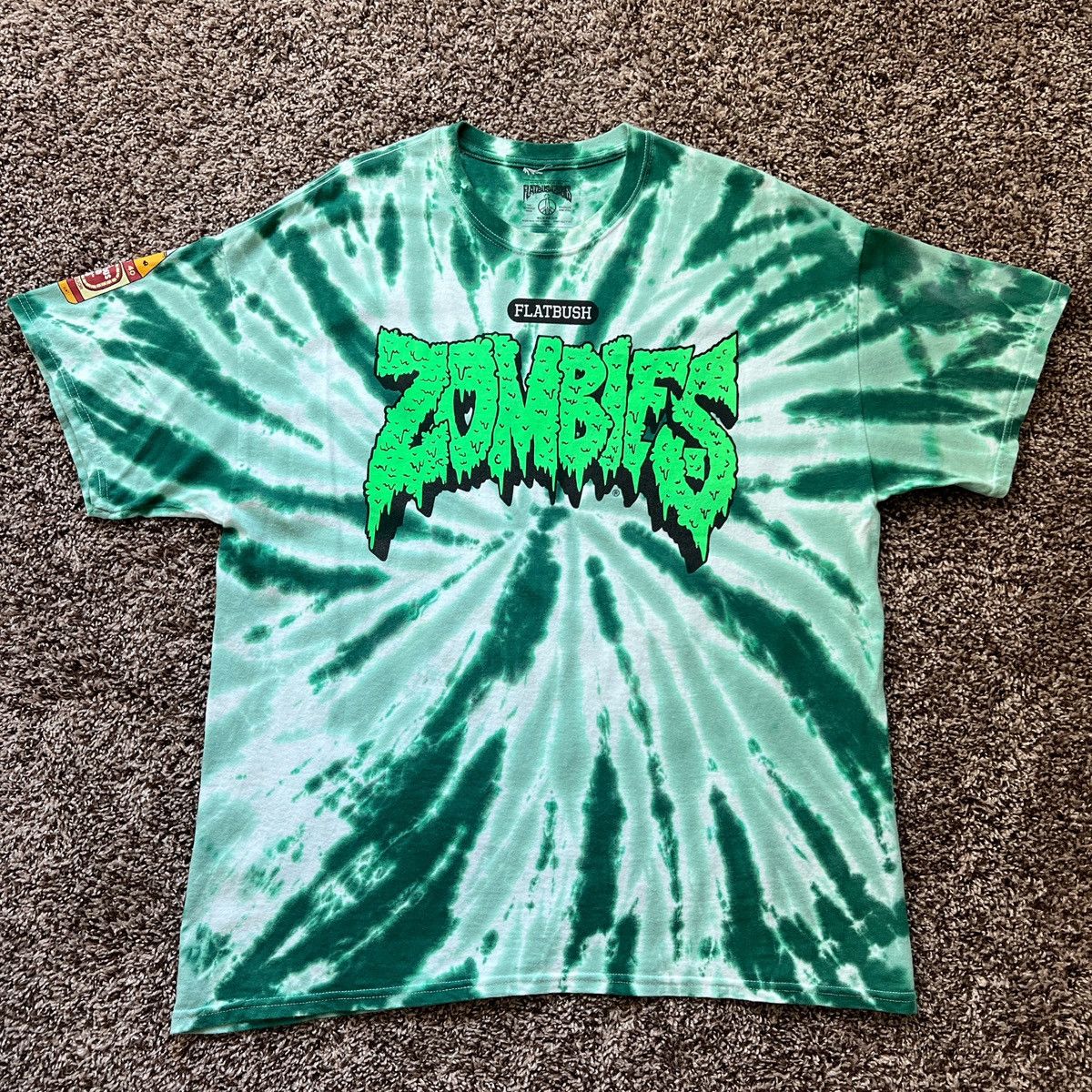 Flatbush Zombies Flatbush Zombies Tie-Dye Vintage Tee Pro Era Grateful Dead Size US L / EU 52-54 / 3 - 1 Thumbnail
