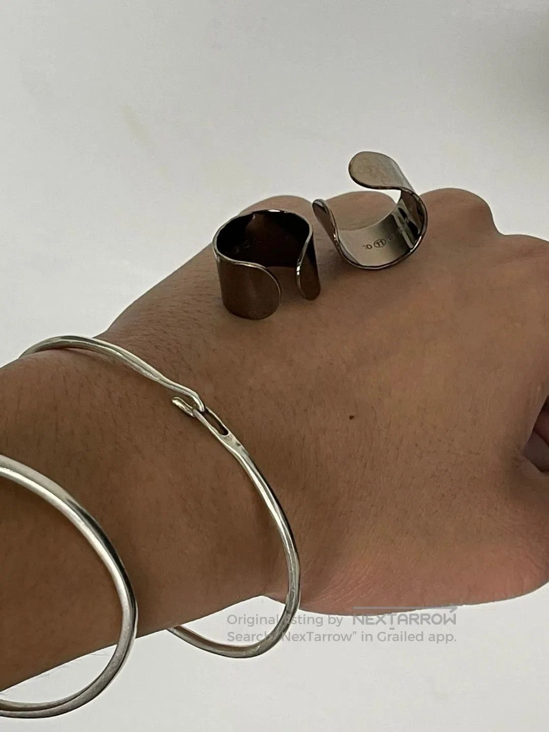 Maison Margiela Maison Martin Margiela Iron Gray Ring. Size ONE SIZE - 2 Thumbnail