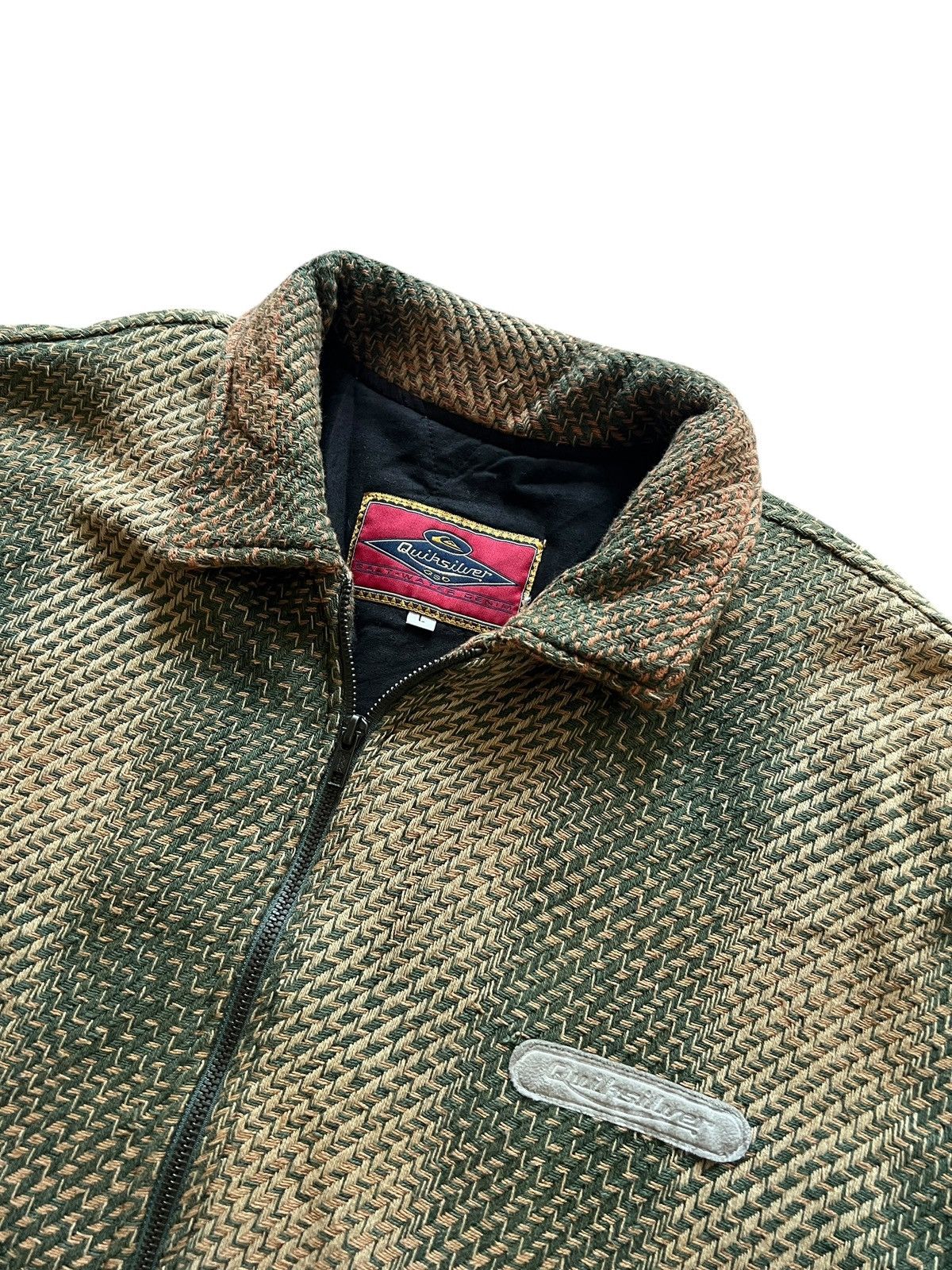 Quiksilver Vintage Quiksilver Knit Zipper Jacket Size US L / EU 52-54 / 3 - 4 Thumbnail