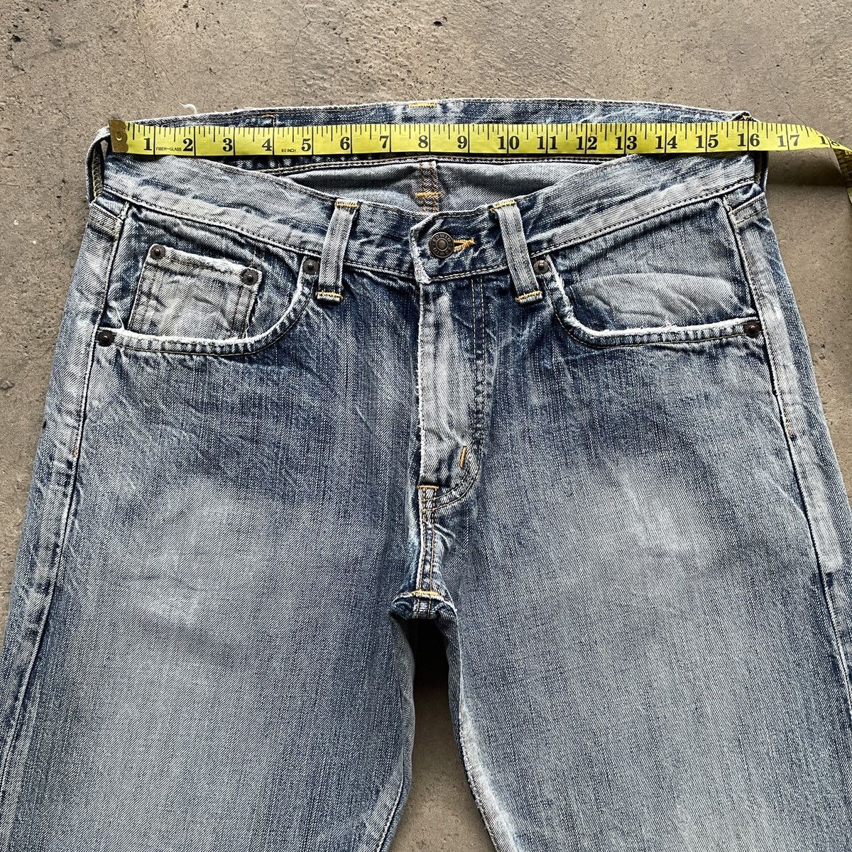 Edwin × Jean × Vintage W32x30💥 Vintage Edwin Faded Denim Jeans Pants Hot Items Size US 32 / EU 48 - 5 Thumbnail