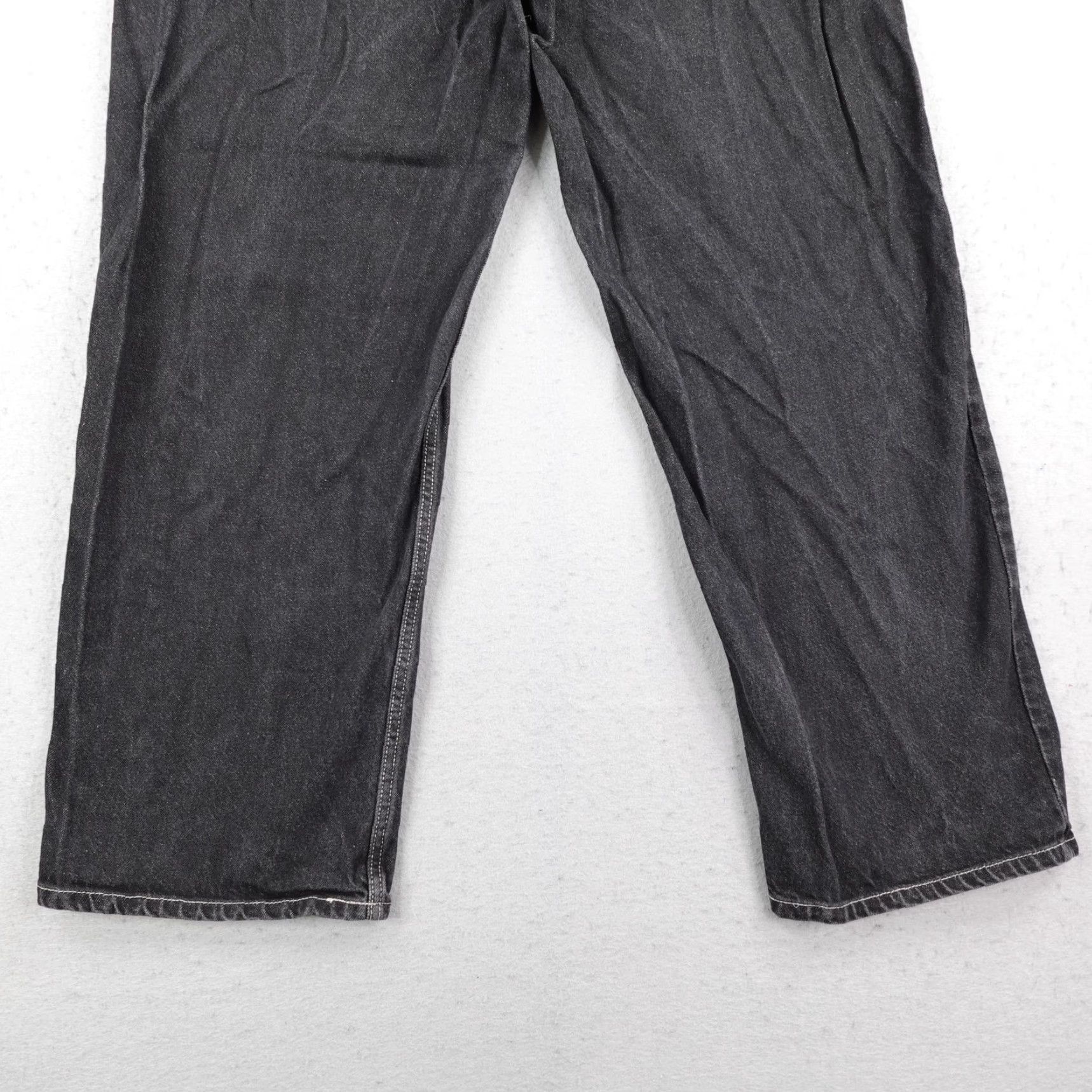 Anchor Blue VINTAGE Anchor Blue Jeans Mens 40x32 Black Denim Baggy Wide Skater 90s Linear 90s? Size US 40 / EU 56 - 7 Thumbnail