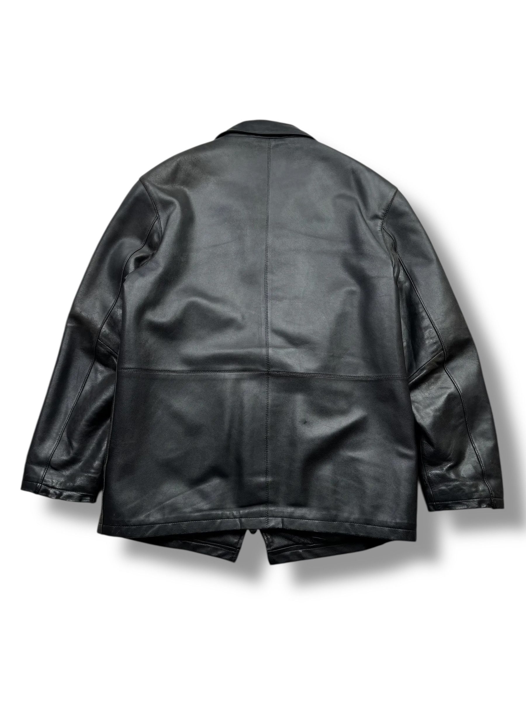 Vintage Y2K Leather Thrashed Jacket(V39) Size US M / EU 48-50 / 2 - 12 Thumbnail