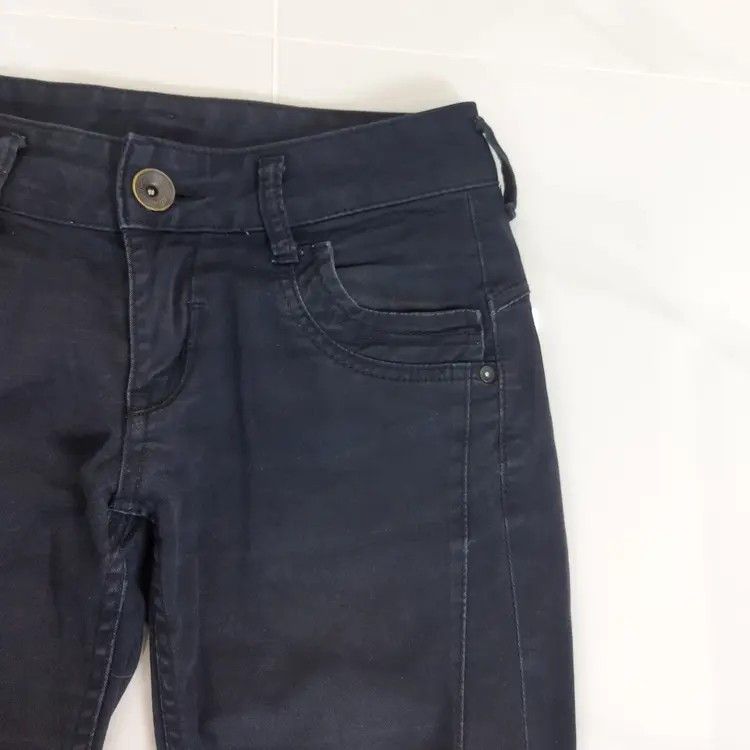 Vintage QUEEN LOW DARK BLUE SKINNY PANT Size US 26 / EU 42 - 5 Thumbnail