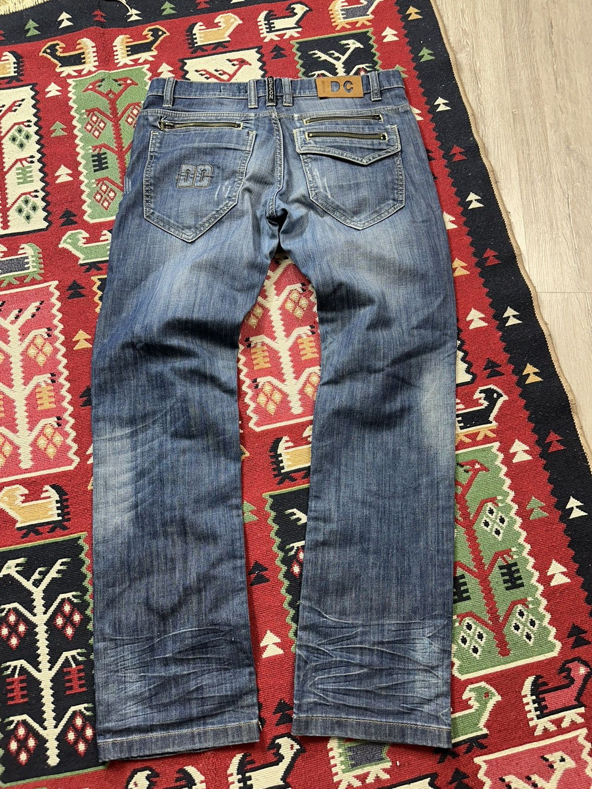 Japanese Brand Vintage Multi Pocket Y2K Distressed Jeans Size US 31 - 4 Thumbnail