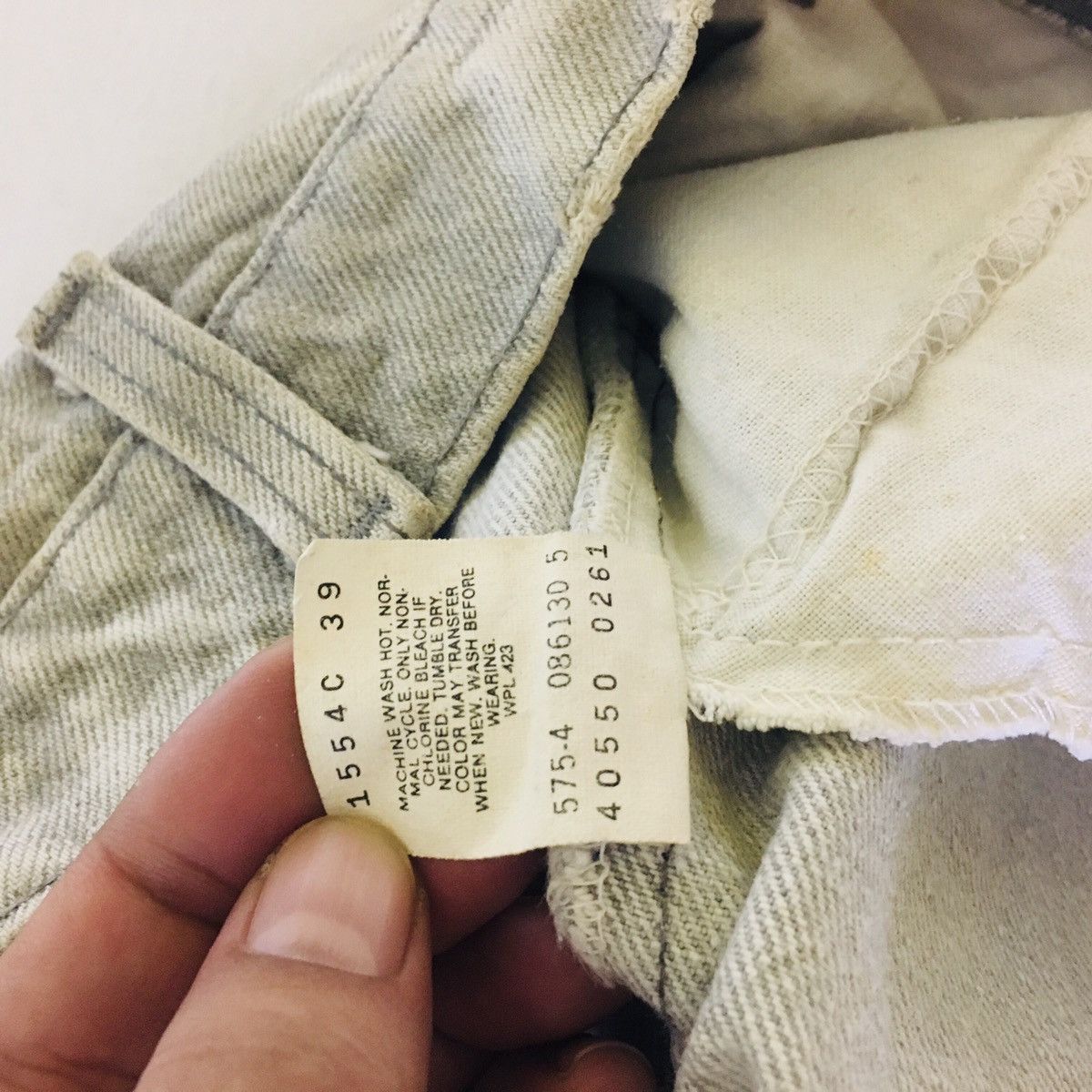 Levi's Vintage Levi’s 350 Acid Wash Black Tab Made in USA Size US 34 / EU 50 - 11 Thumbnail
