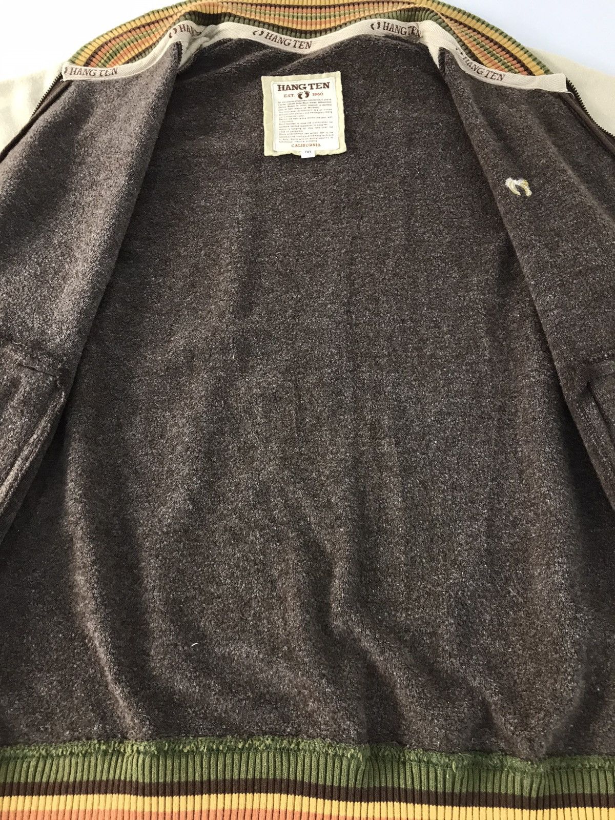Hang Ten × Vintage Vintage Sweater Hang Ten Two Tones Colour Zipper Design Size US M / EU 48-50 / 2 - 9 Thumbnail