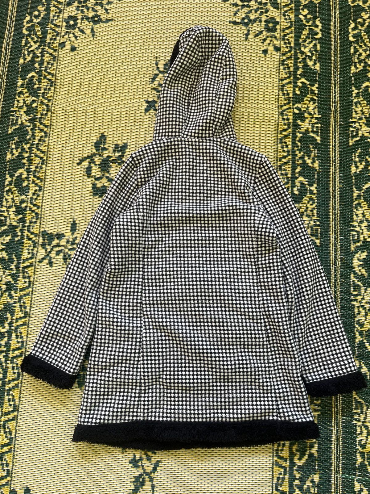 Uniqlo Uniqlo Houndstooth Hooded Fleece Coat Jacket Size M / US 6-8 / IT 42-44 - 12 Thumbnail