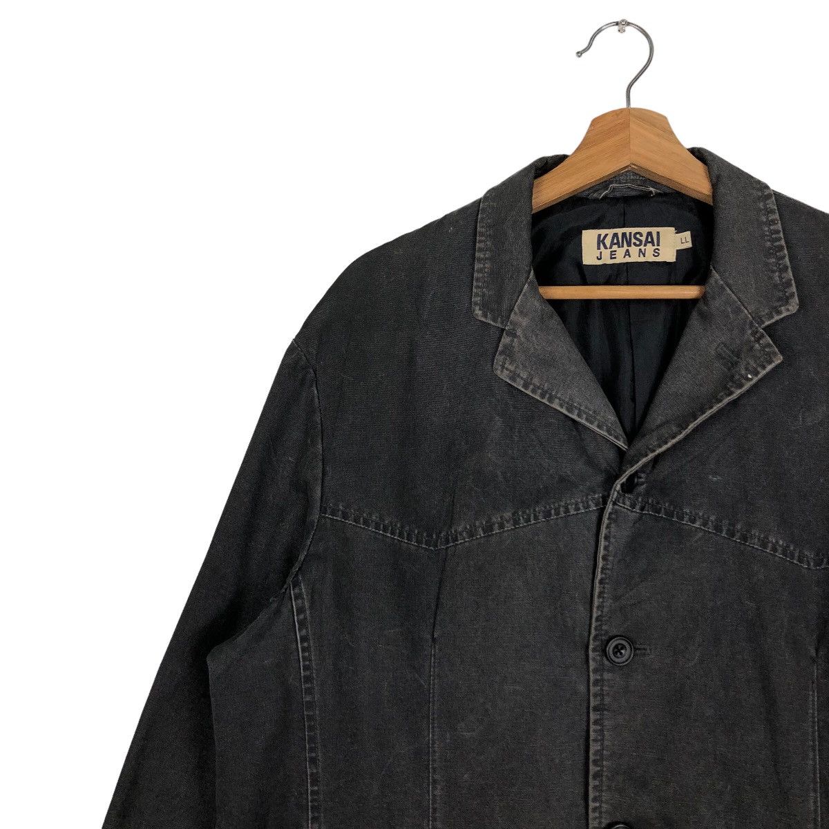 Japanese Brand 🔥90’s Vintage Chore Jacket Worker Kansai Japan Issey Miyake Size US L / EU 52-54 / 3 - 7 Thumbnail