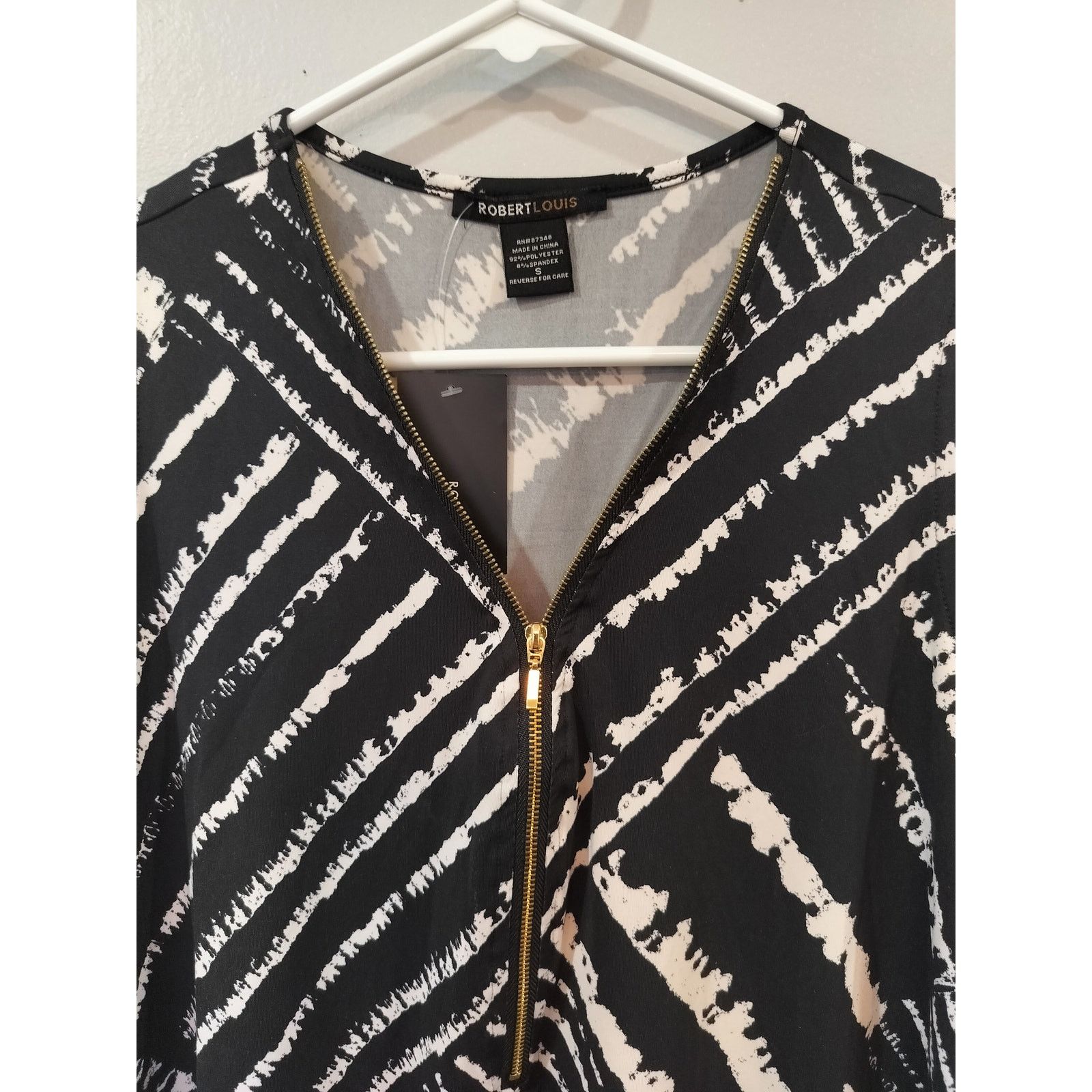 Other Robert Louis Abstract Print Zip Sleeveless Top Small Size S / US 4 / IT 40 - 3 Thumbnail