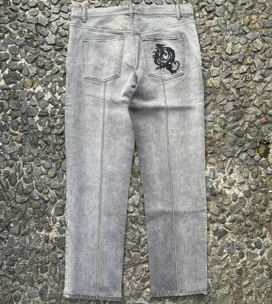 Alexander McQueen Alexander McQueen - 2006FW Logo Acid Wash Denim Size 32" / US 10 / IT 46 - 4 Thumbnail
