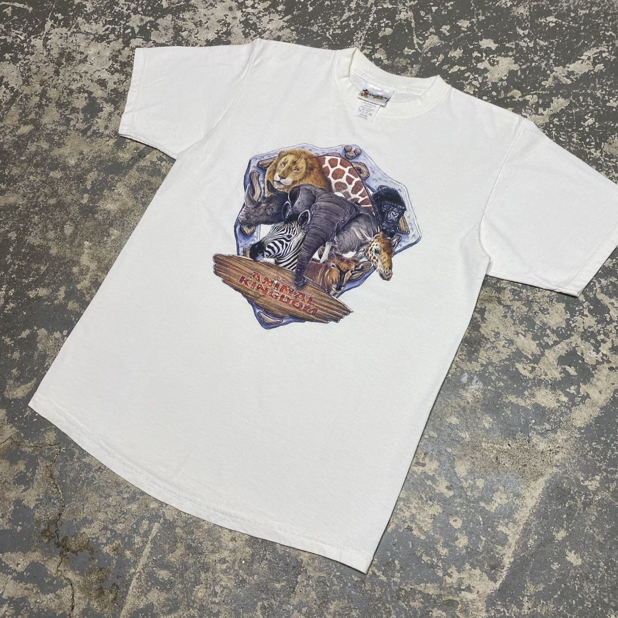 Disney × Vintage Vintage Animal Kingdom Walt Disney World Tshirt 90s USA Size US M / EU 48-50 / 2 - 2 Thumbnail