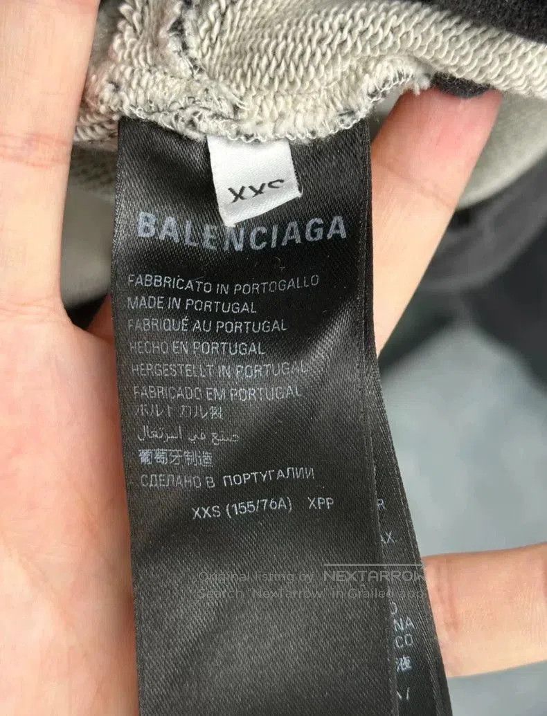 Balenciaga Balenciaga 24SS Tape Logo Hoodie. Size US XXS / EU 40 - 4 Thumbnail