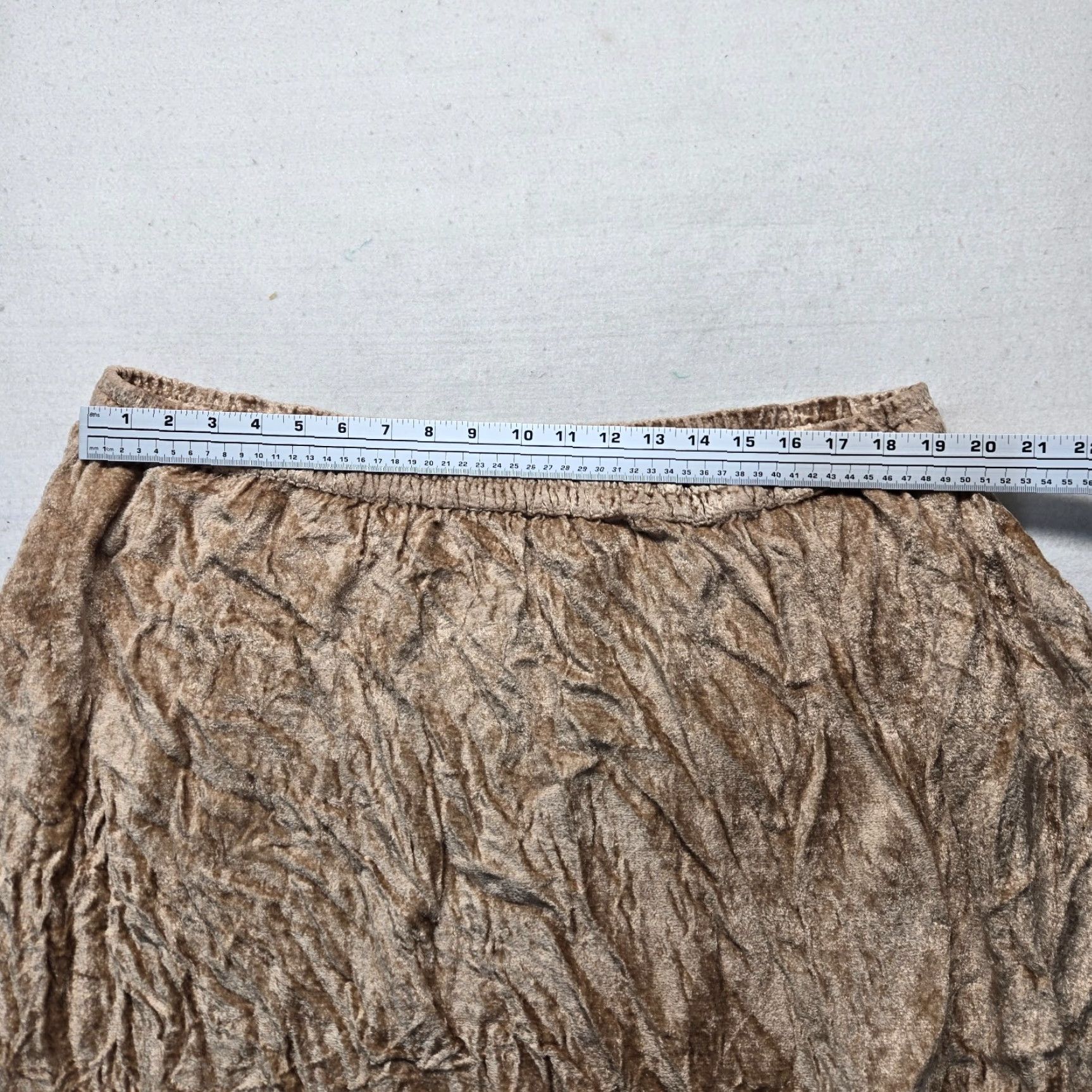 Vintage Choice Skirt Women Adult Large Brown 100% Rayon Knee Length Size 36" / US 14 / IT 50 - 4 Thumbnail