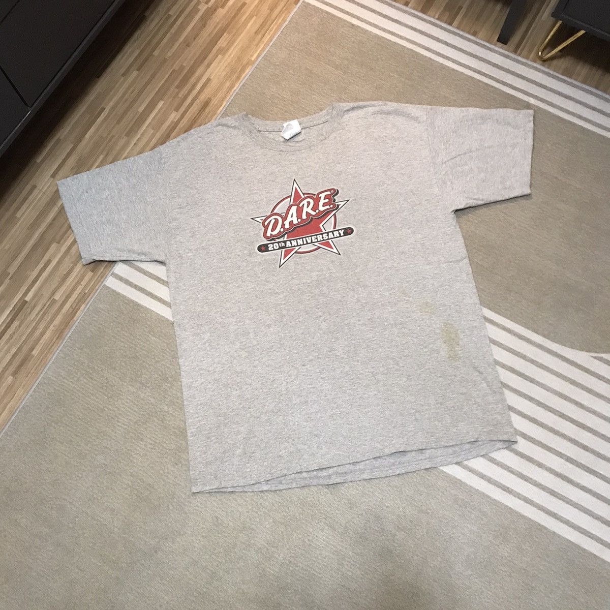 D.A.R.E × Vintage VINTAGE D.A.R.E 20th ANNIVERSARY RARE TEE 00s Size US XL / EU 56 / 4 - 1 Thumbnail