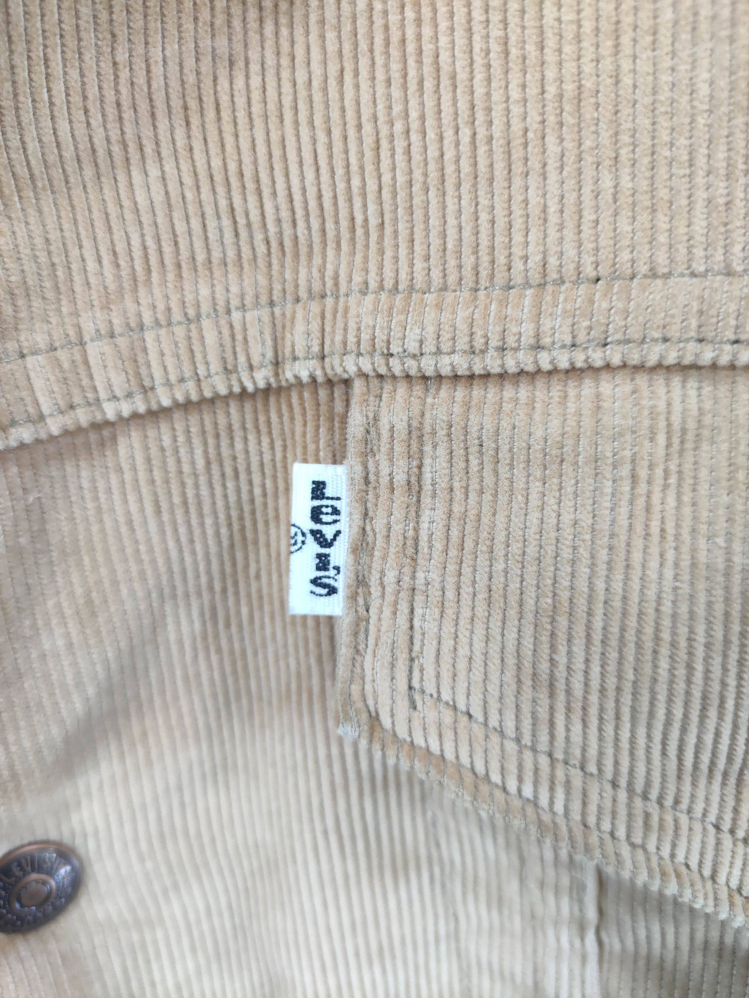 Levi's Vintage Levis 80s Corduroy Denim Jacket Lined Sherpa Size US M / EU 48-50 / 2 - 5 Thumbnail