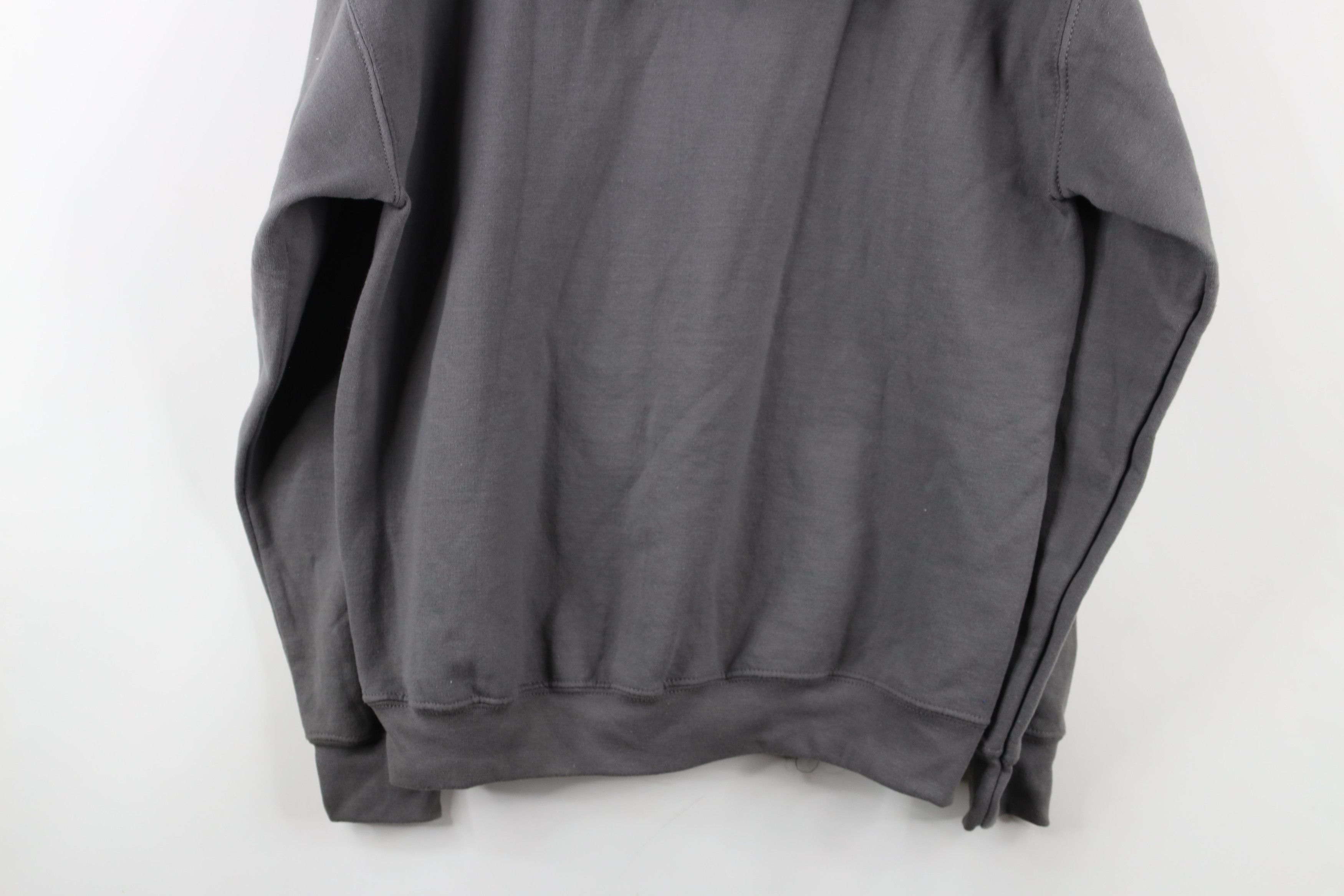 Vintage Vintage 90s Y2K Streetwear Blank Hoodie Sweatshirt Gray Size US L / EU 52-54 / 3 - 12 Thumbnail