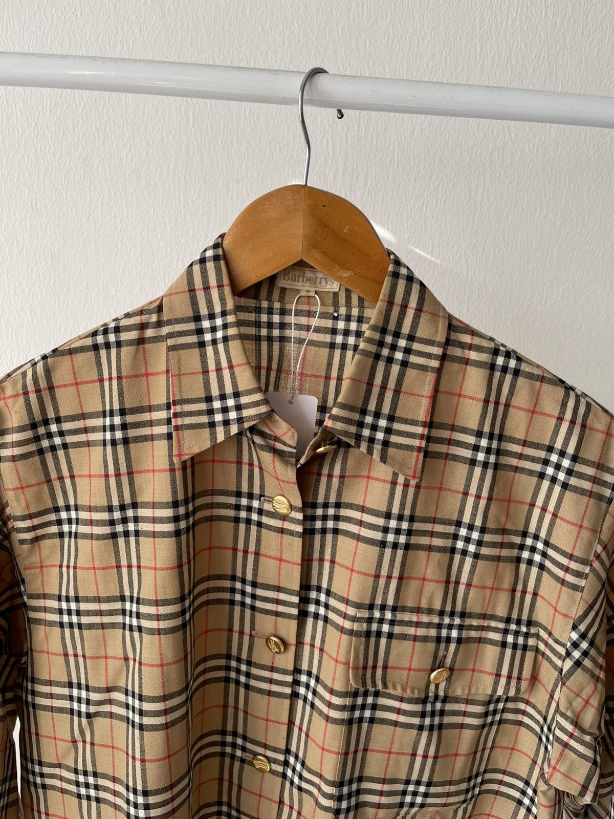 Burberry BURBERRY NOVA CHECK BUTTON UP SHIRT Size US M / EU 48-50 / 2 - 7 Thumbnail