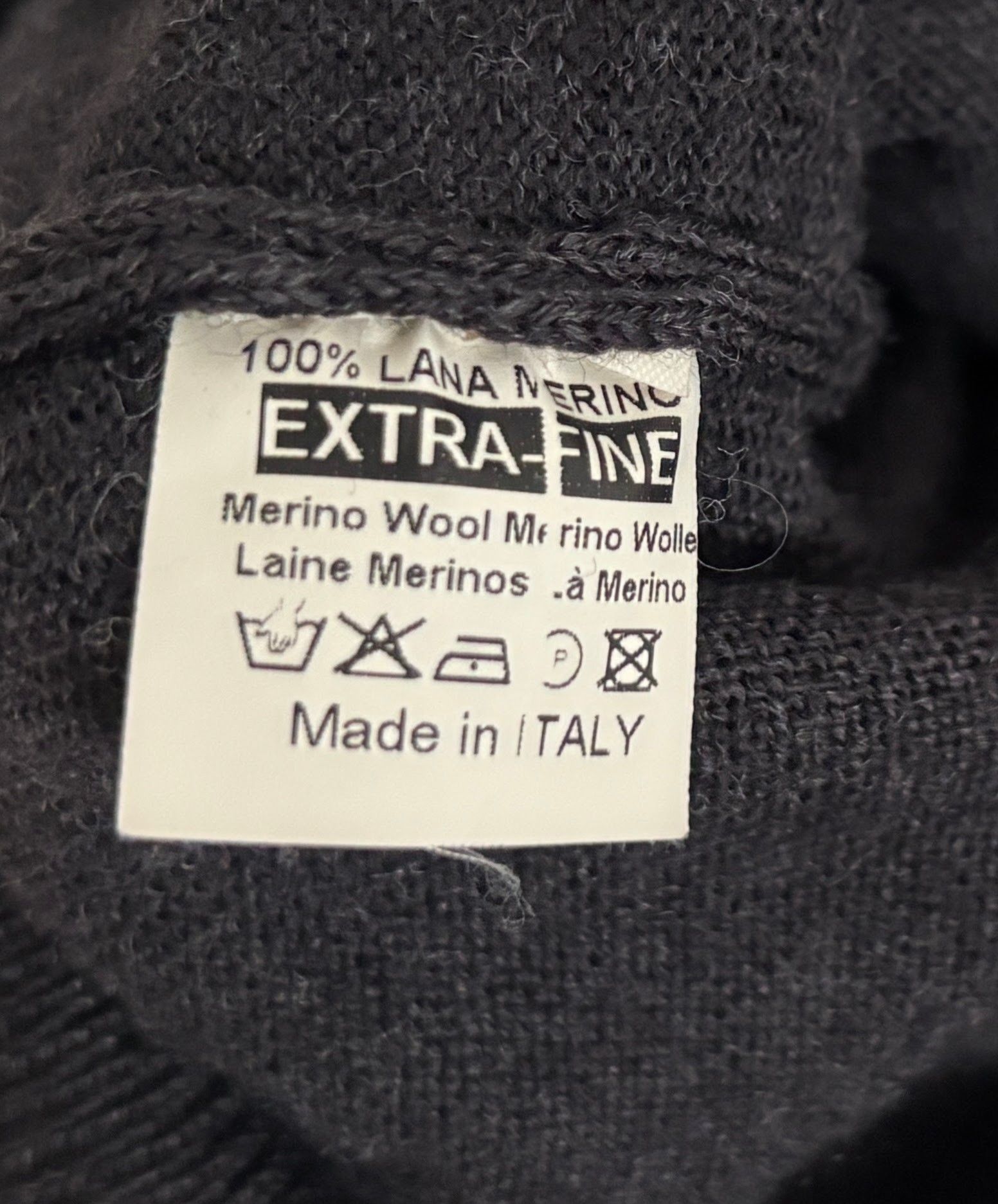 Dalmine $220 Grey Fine Merino Wool V-neck Wool Sweater - 42 / Large Size US L / EU 52-54 / 3 - 5 Thumbnail