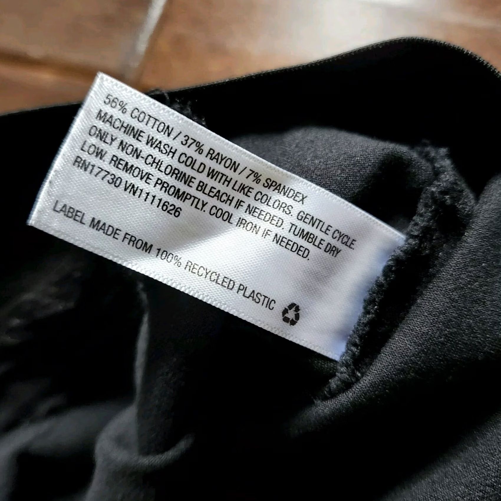 Vintage A New Day Women Leggings Black Solid Ankle Regular Size 8 Modern Comfort Stretch Activewear Casual Travel Yoga Dance Size 30" / US 8 / IT 44 - 5 Thumbnail