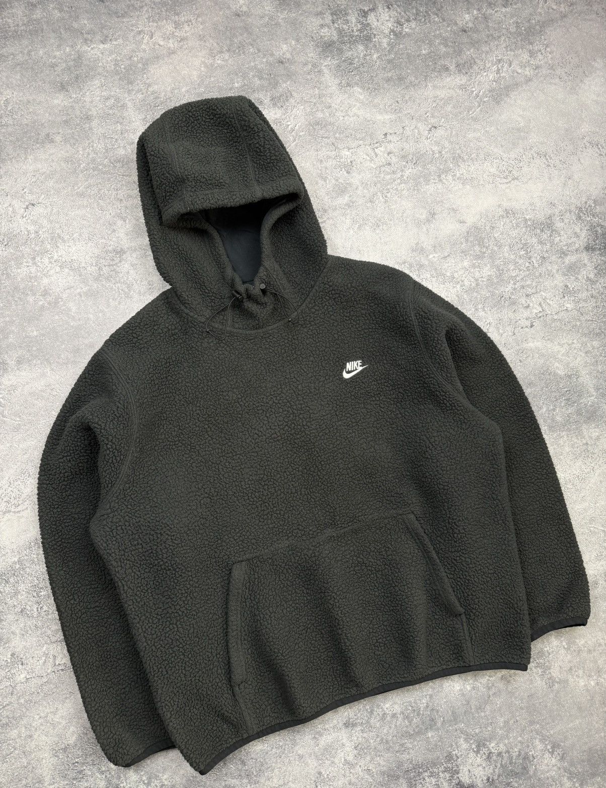 Nike Nike Sherpa Fleece Hoodie Ninja Anorak Jacket Size US XL / EU 56 / 4 - 4 Thumbnail