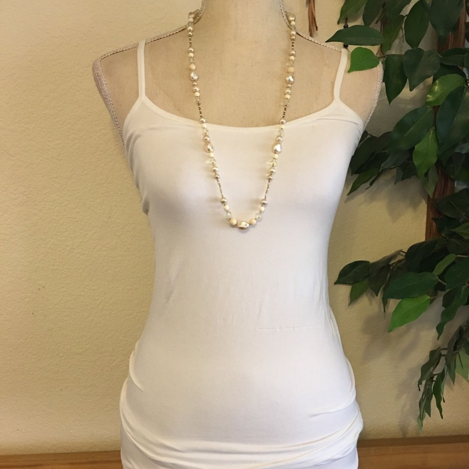 Vintage Vintage faux pearl and glass bead necklace Size ONE SIZE - 4 Thumbnail