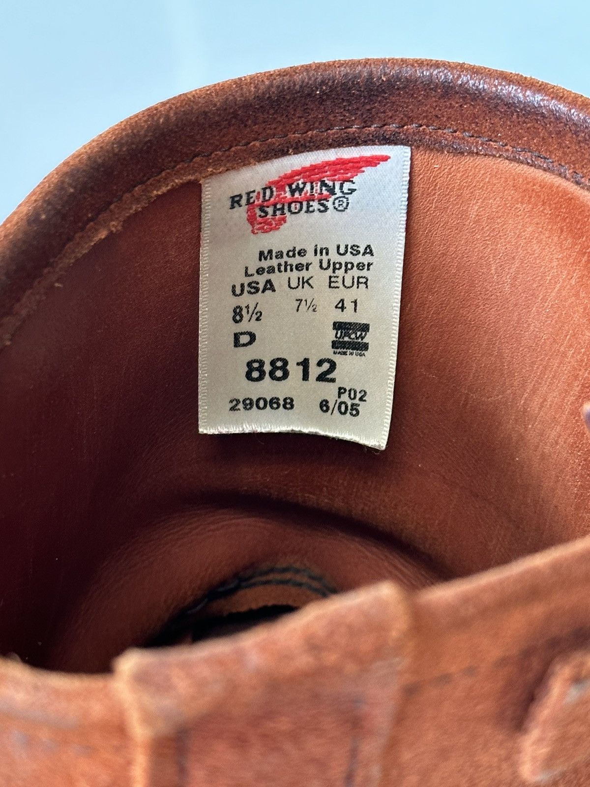 Red Wing Rare Red Wing 8812 Copper Abilene Roughout Engineer Boots Size US 8.5 / EU 41-42 - 9 Thumbnail