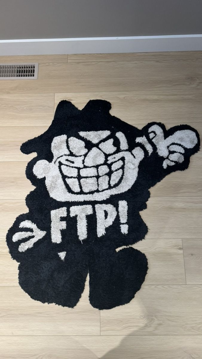 Fuck The Population FTP Boris Rug Size ONE SIZE - 3 Thumbnail