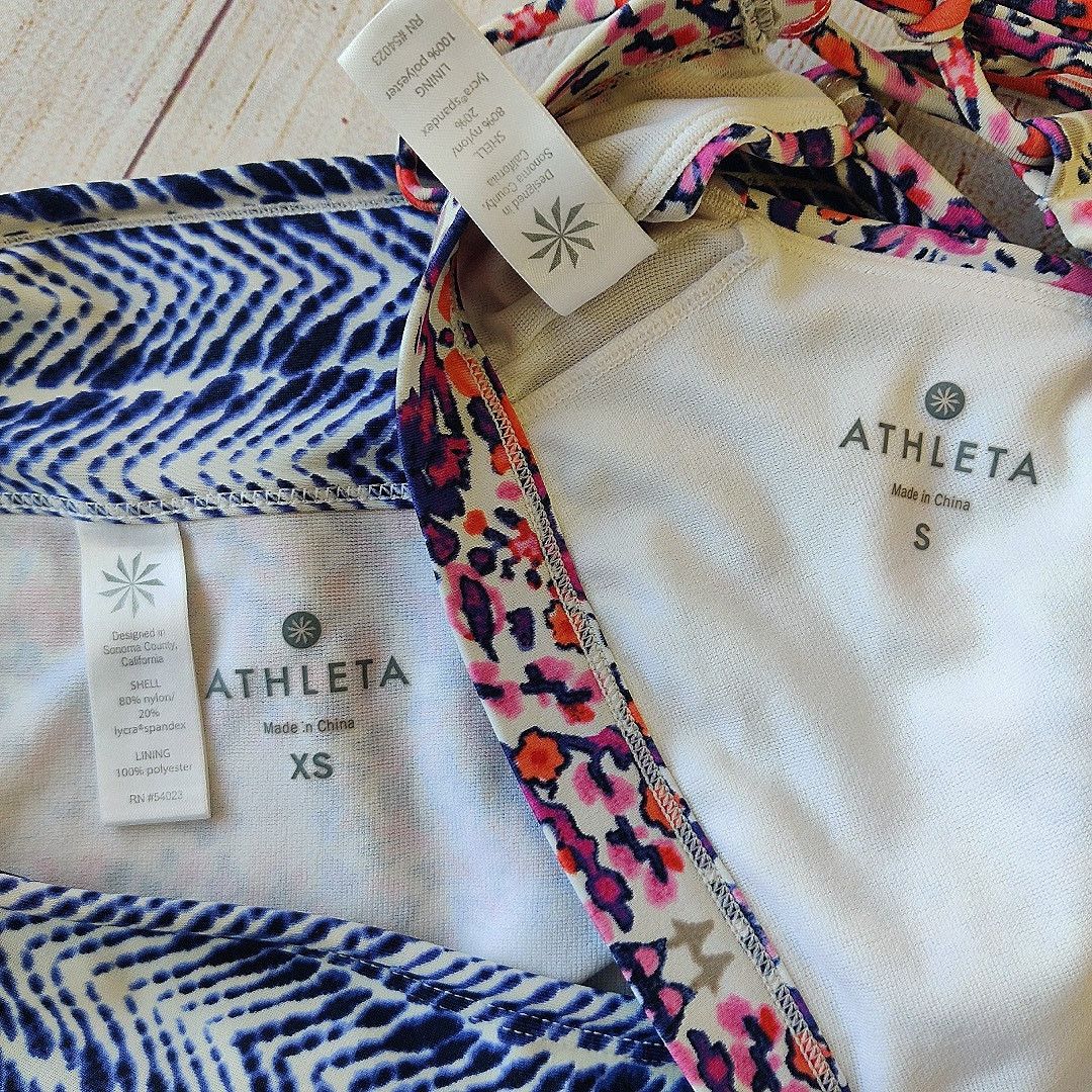 Athleta Athleta floral high top halter bikini set sz XS/S Size ONE SIZE - 8 Thumbnail