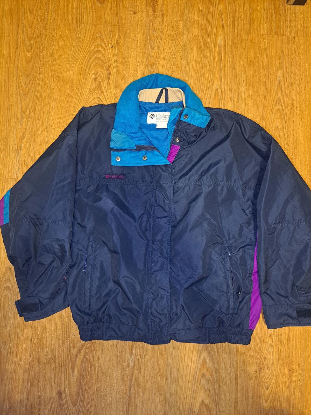 Columbia VINTAGE 1995 Columbia Bugaboo Jacket Womens Large Navy Blue Size L / US 10 / IT 46 - 1 Thumbnail