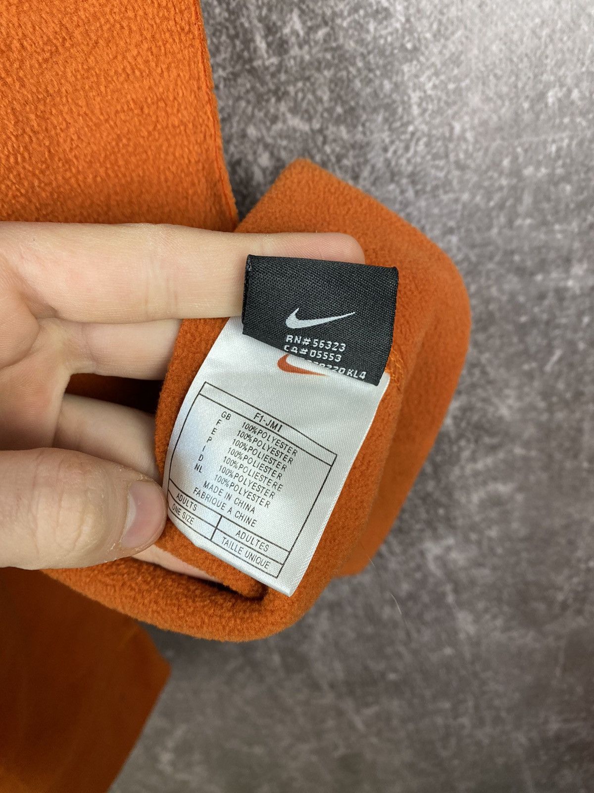 Nike × Vintage Nike Vintage Y2K Style Fleece Scarf Size ONE SIZE - 5 Thumbnail