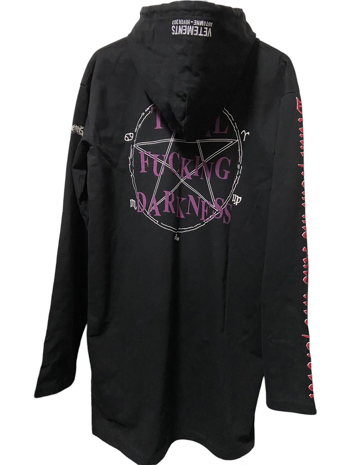 Vetements FW16 Total Fucking Darkness (TFD) Homme Bomber Sz