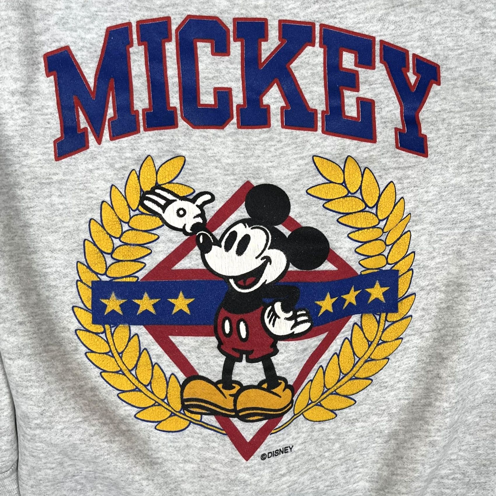 Hanes VINTAGE Hanes Mickey Mouse Sweatshirt Mens XL Gray Heavyweight Fleece 90s Size US XL / EU 56 / 4 - 2 Thumbnail