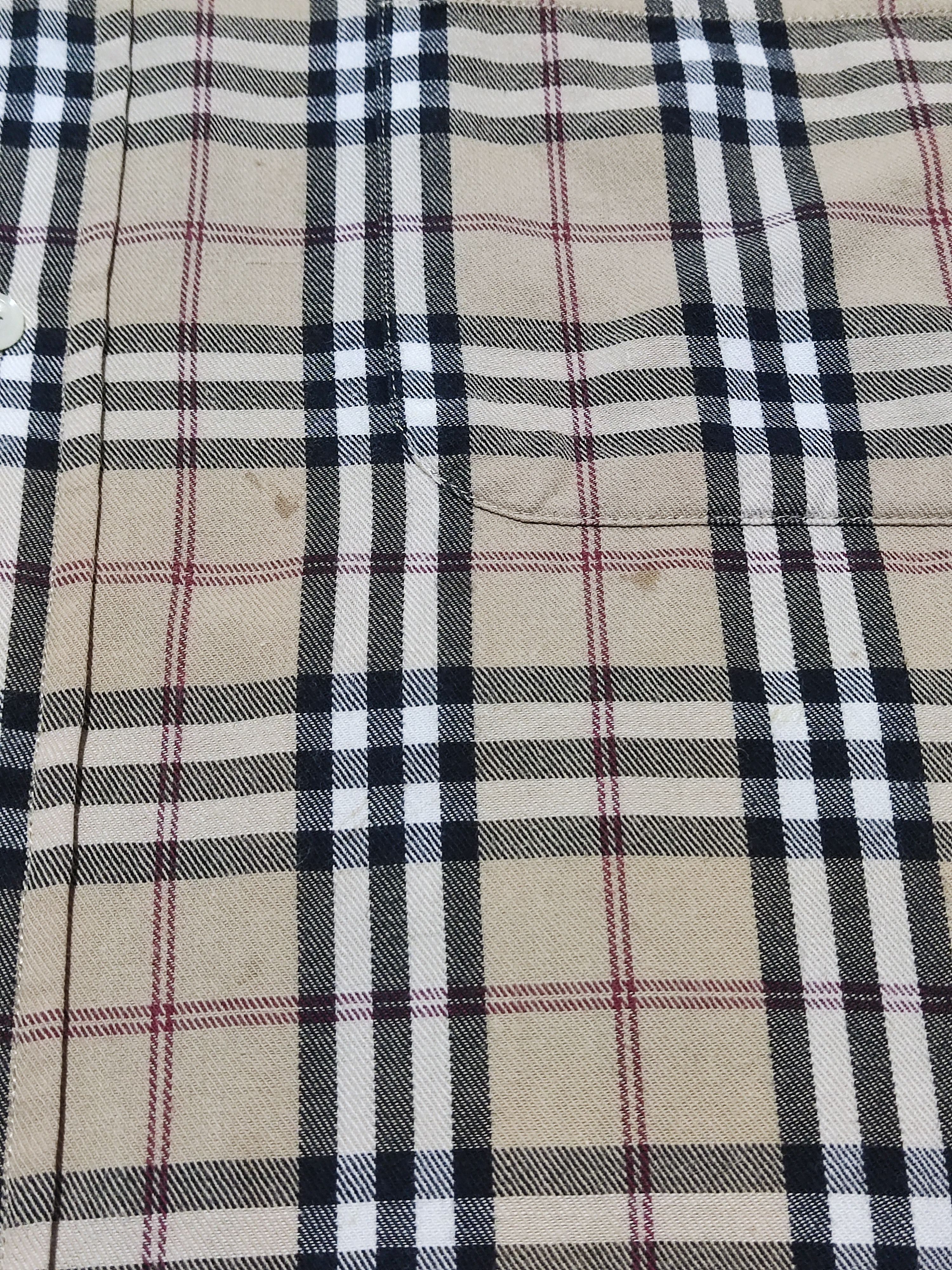 Burberry Vintage 80 Blueberrys Rodeo Club Nova Check Single Stitch Size US L / EU 52-54 / 3 - 20 Thumbnail