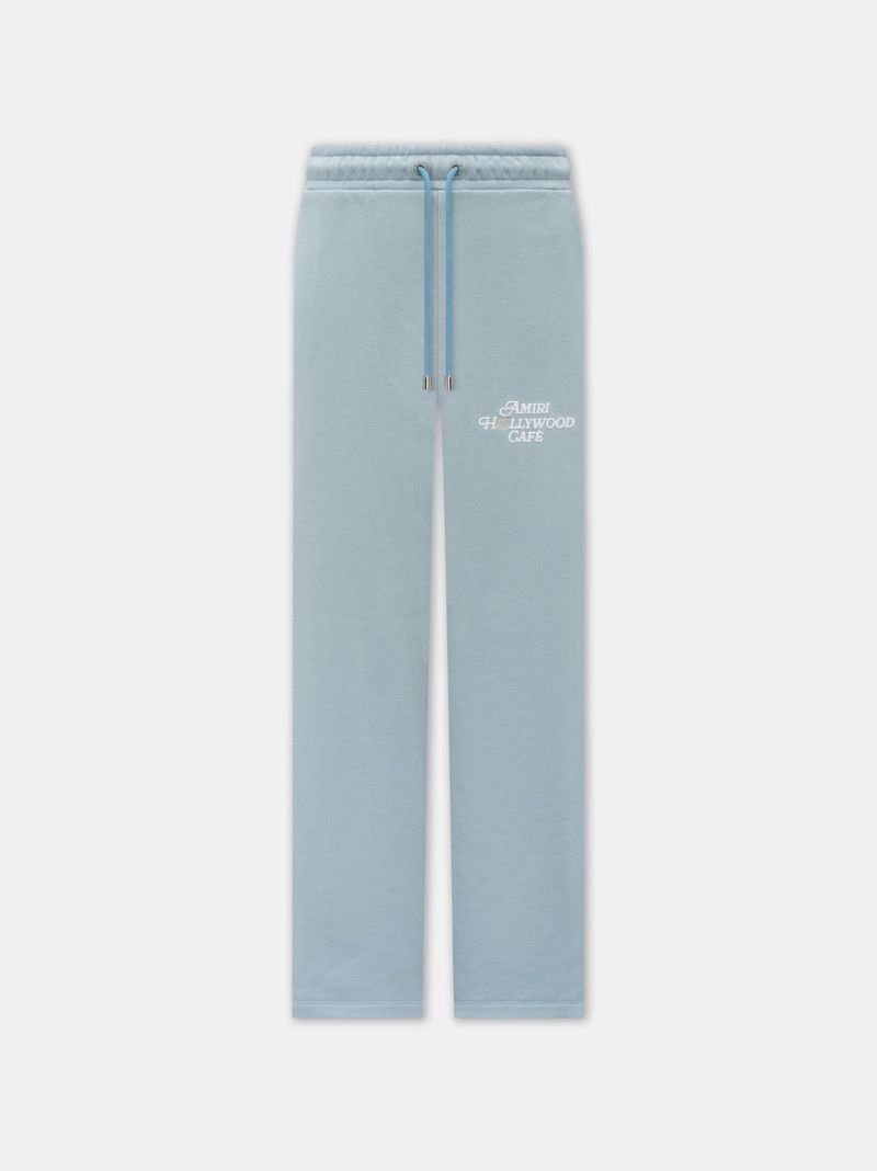 Amiri o1s1wg110526 Hollywood Cafe Sweatpants in Blue Size 25" / US 0 / IT 36 - 1 Thumbnail