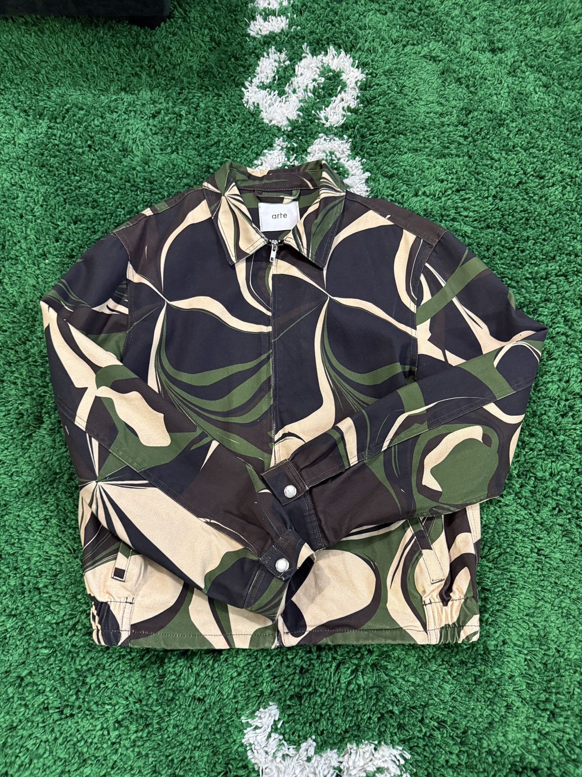 Arte Antwerp Arte Antwerp Camo Zip Up Jacket Size US L / EU 52-54 / 3 - 1 Thumbnail