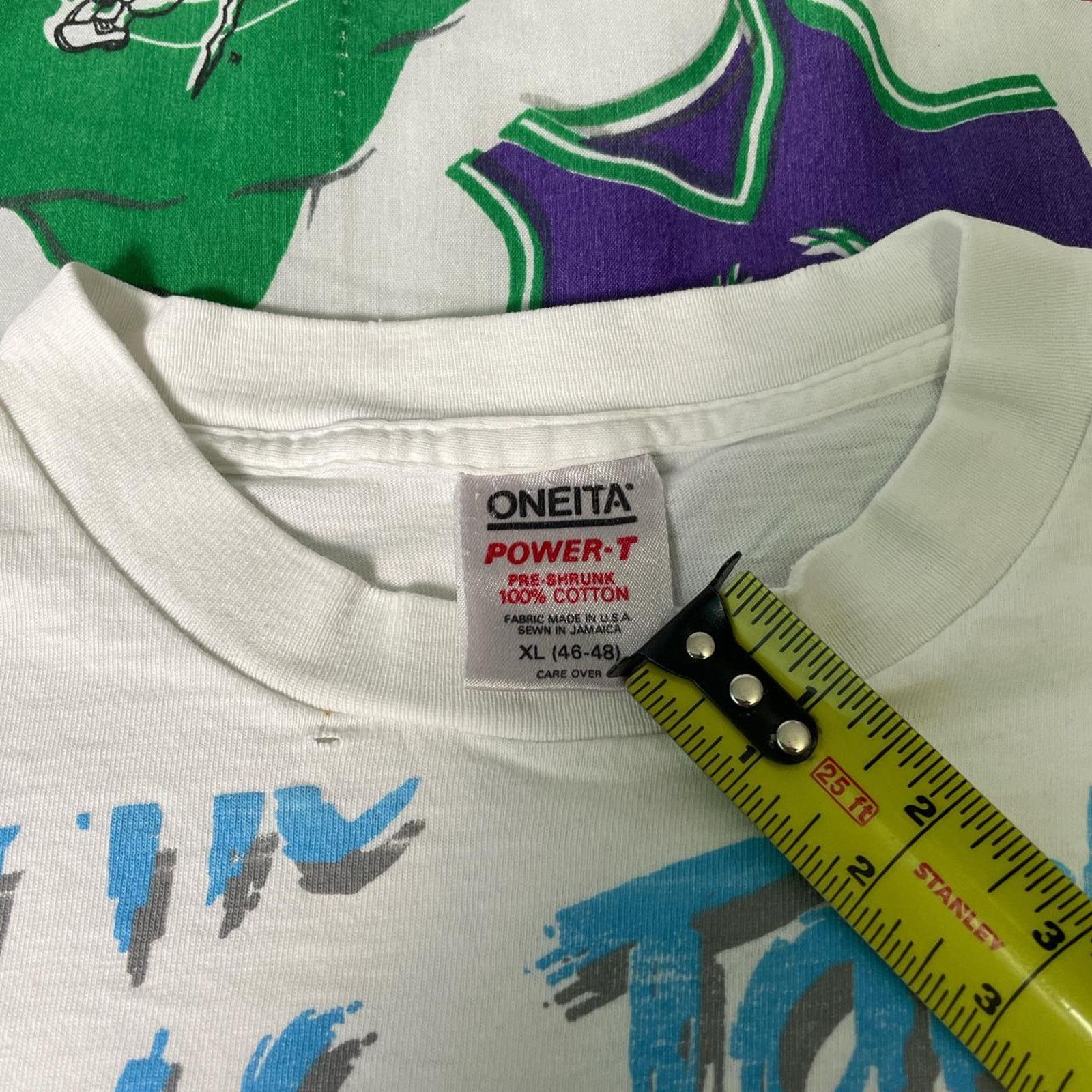 NCAA × Vintage Vintage 90s NCAA UNC Tar Heels North Carolina Basketball Tee Size US L / EU 52-54 / 3 - 8 Thumbnail