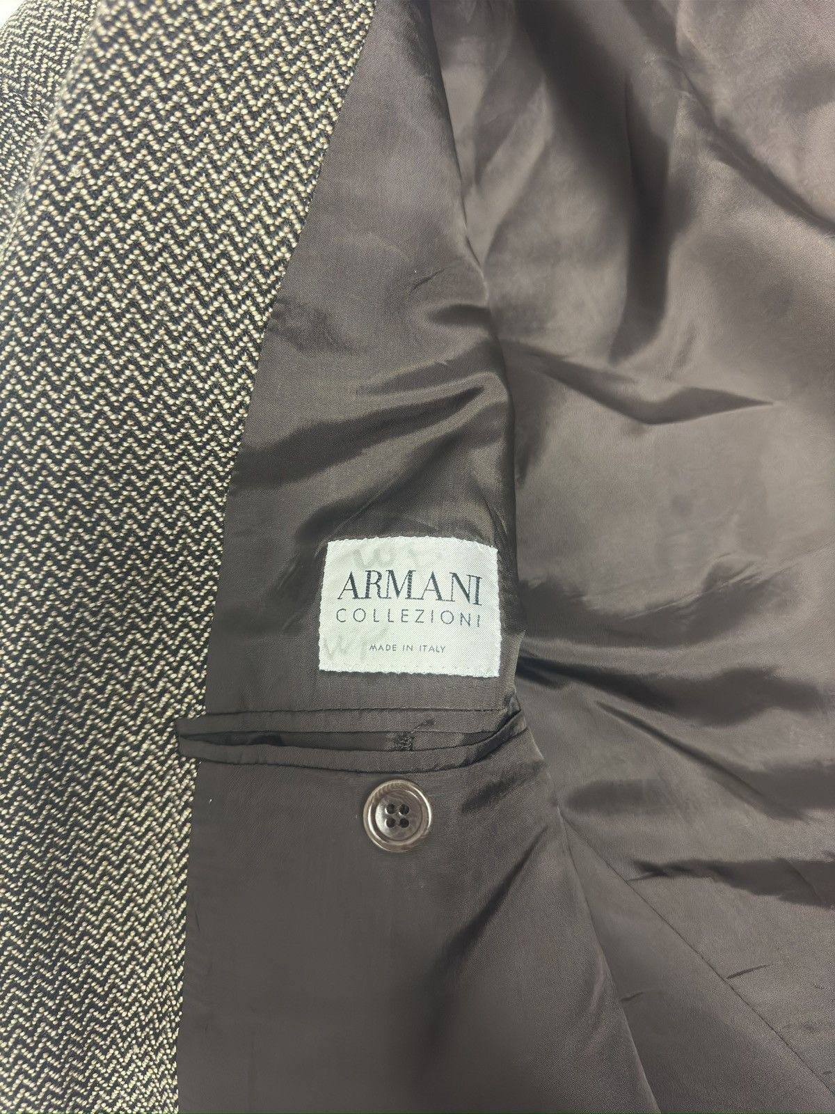 Armani Collezioni ARMANI COLLEZIONI Made in Italy Wool & Cashmere Jacket Size 44R - 8 Thumbnail