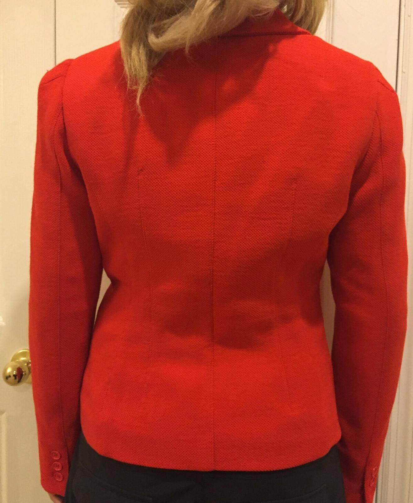 Other Worth New York Red Sport Jacket Rayon Polyster Bland Sz 10 Size L / US 10 / IT 46 - 5 Thumbnail