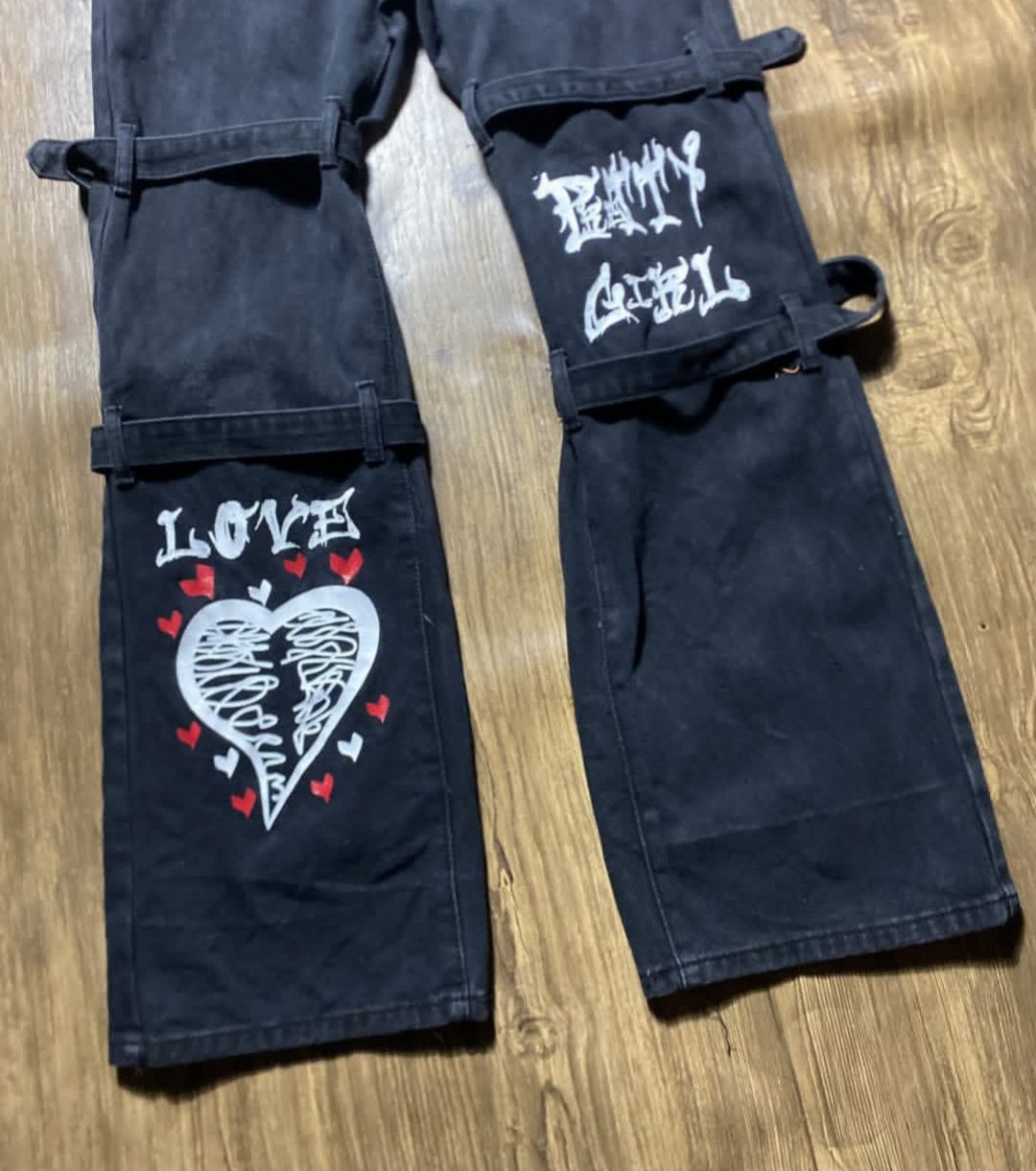 Hysteric Glamour ⭐Flare⭐Japanese bondage boot cut Size US 29 - 3 Thumbnail
