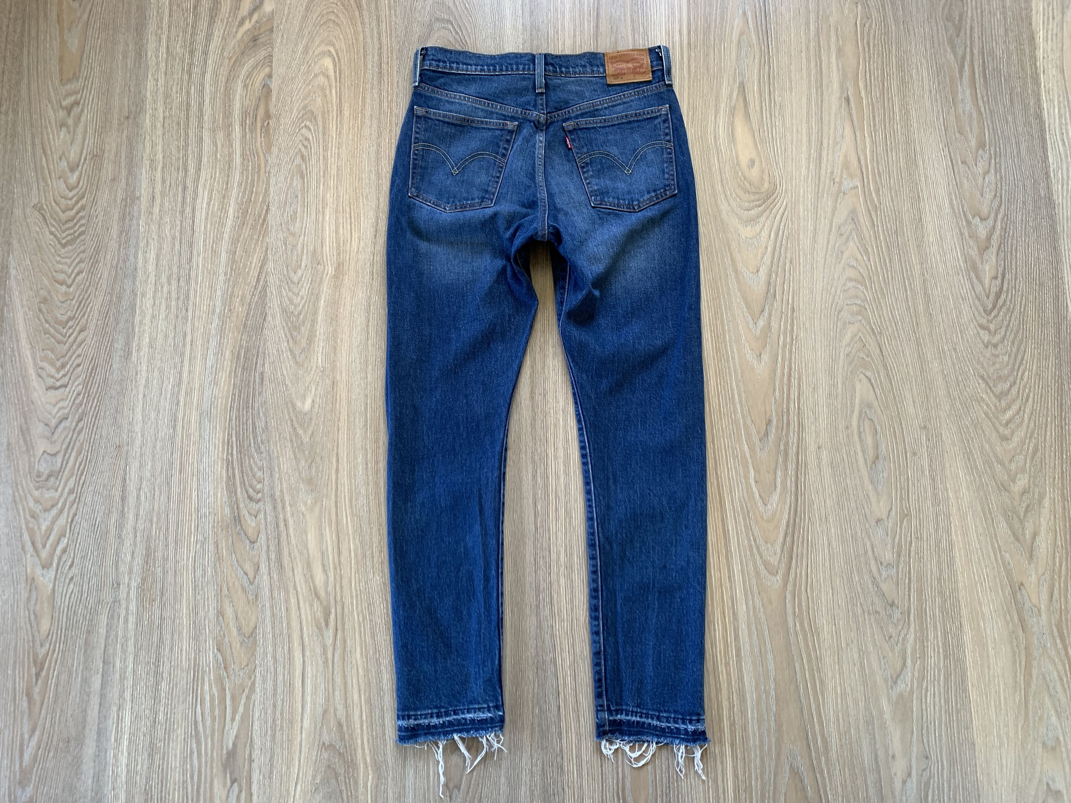 Levi's Womens Levi’s 501 Blue Wash Denim Jeans Size 27" / US 4 / IT 40 - 3 Thumbnail