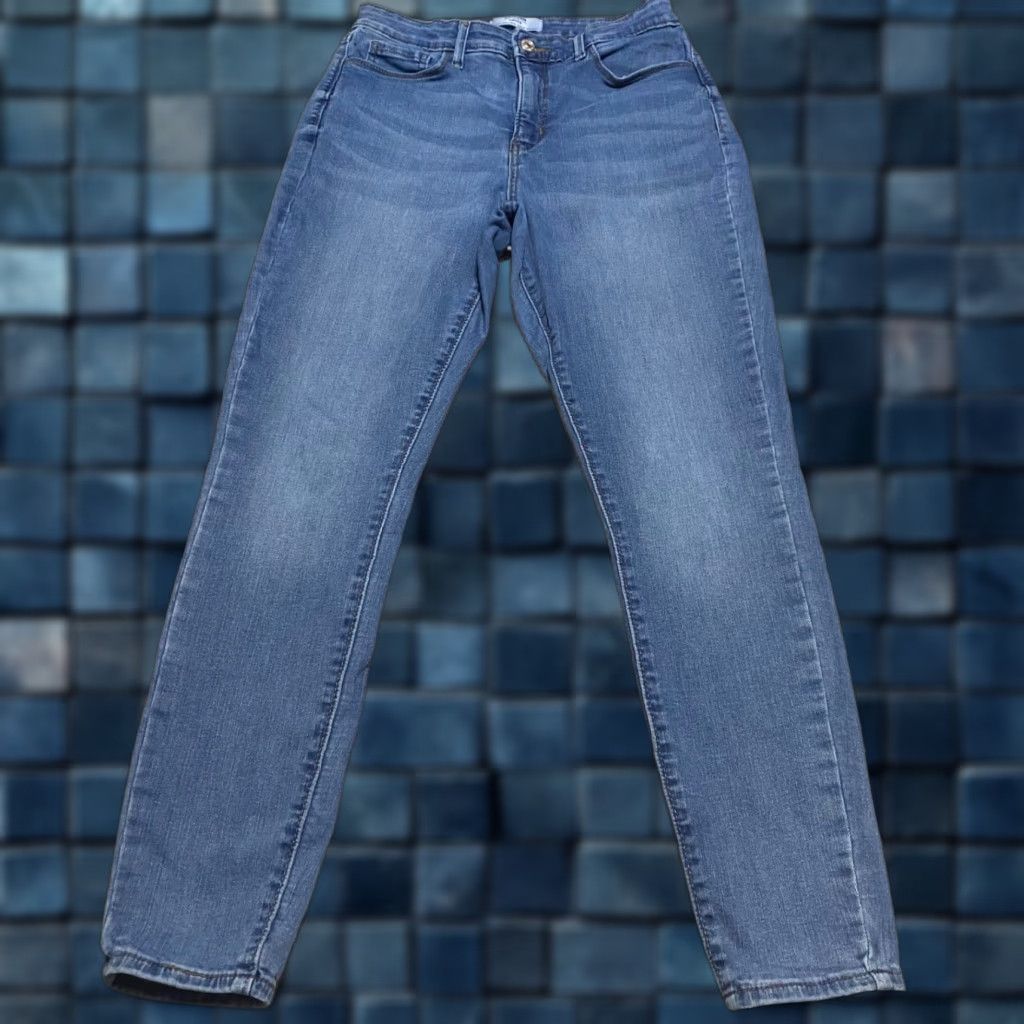 Denizen DENIZEN Jeans Womens 27 Blue Denim Dark Wash High Rise Skinny 5-Pocket Regular Stretch Size 27" / US 4 / IT 40 - 1 Thumbnail
